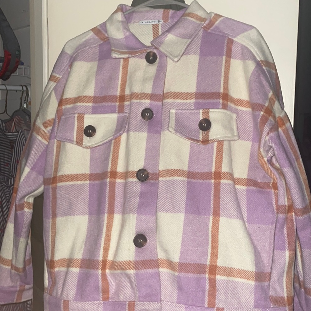 Purple shacket from boho blu